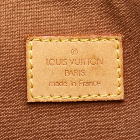 LOUIS VUITTON Authentic Brown Monogram Leather Shoulder Bag - Picture 10 of 12